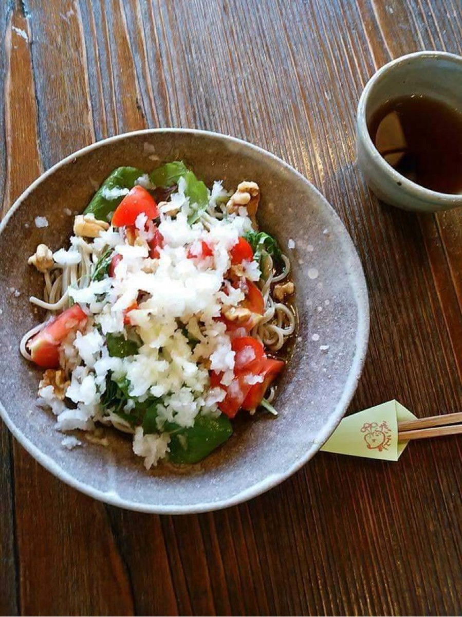 カルパッチョ蕎麦