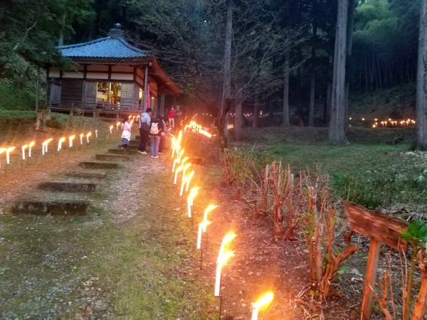 大谷寺万灯会と越知山泰澄ウォーク