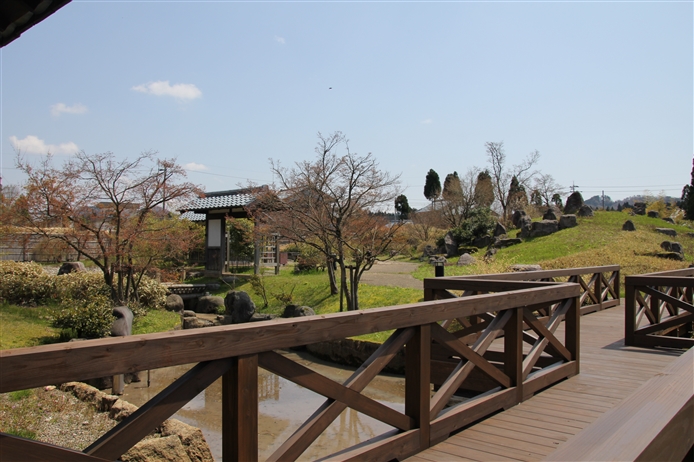 回遊式の日本庭園