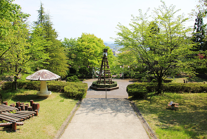 古代の歴史が眠る公園