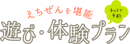 えちぜんを堪能　遊び・体験プラン